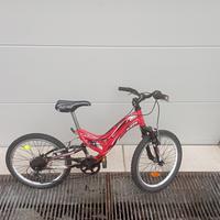 Bici MTB 20" biammortizzata 