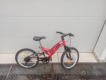 Bici MTB 20" biammortizzata 