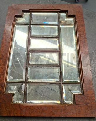 SPECCHIO CORNICE VETRATE ARTISTICHE STILE ART NOUV