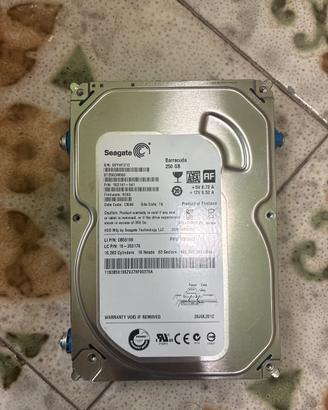Hard Disk Seagate Barracuda 250GB SATA 3,5”