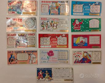 Gratta e Vinci anni 90 in Lire