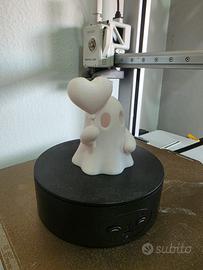 Fantasmino con cuore  3D in PLA 👻