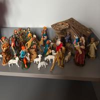 presepe con capanna