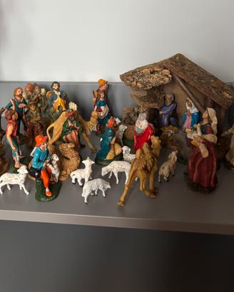 presepe con capanna