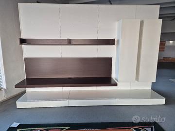 Soggiorno Bianco e Rovere Moro