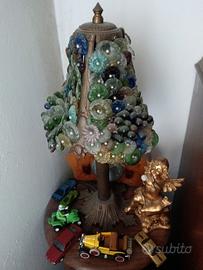 lampada liberty in vetro fatto a mano 