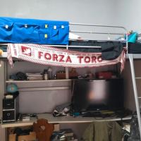 Letto soppalco piazza e mezza SVARTA ikea