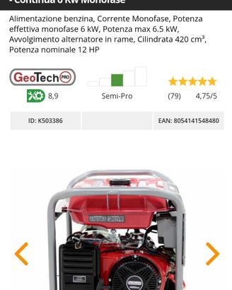 Generatore di corrente 