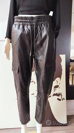 Pantalone Zara similpelle nera 