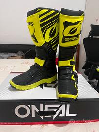 Stivali Motocross GIALLO NEON