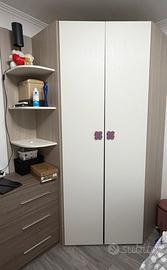 Cabina Armadio + colonna + mensole