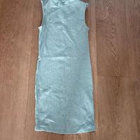 vestito aderente, grigio, calliope 