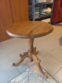 Tavolino in legno d'olivo