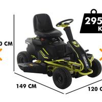 Trattorino Tagliaerba a Batteria RYOBI