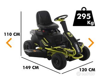 Trattorino Tagliaerba a Batteria RYOBI