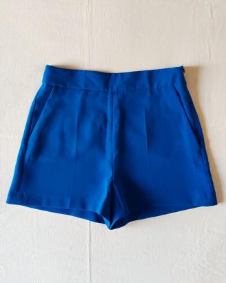 Shorts / pantaloncini Zara color blu elettrico, S