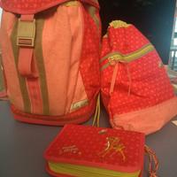 LiLLIFEE Zaino scuola,sacca,portapenne bimba