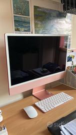 iMac 24" M1 2021 Rosa 256GB Come Nuovo con Scatola