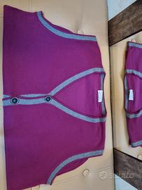 Gilet vintage uomo Gaudi Bordeaux con Bottoni