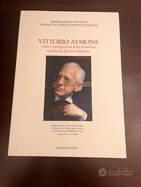 Libro Vittorio Aymone Edizioni del Grifo Ordine