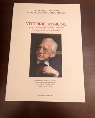Libro Vittorio Aymone Edizioni del Grifo Ordine