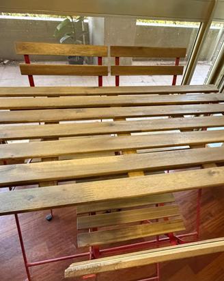 Tavolo giardino richiudibile IKEA TARNO + 3 sedie