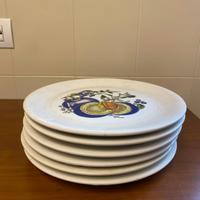 Set di 6 piatti per pizza o sottopiatti