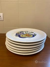 Set di 6 piatti per pizza o sottopiatti