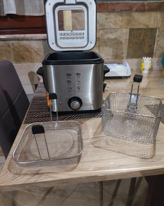 Friggitrice elettrica in acciaio inox