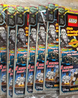 Lotto 10 riviste Panini Lego Star Wars 12-2017