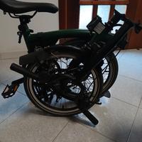 brompton ml6 verde permuto con brompton elettrica