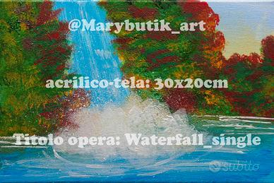 Dipinti su tela - acrilico. Realizzati a mano.