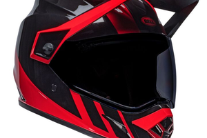 CASCO BELL MX-9 ADVENT. MIPS DASH NERO/ROSSO