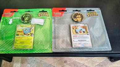 Pokemon Monete Erika e Ubaldo + carte promozionali