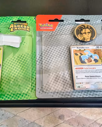Pokemon Monete Erika e Ubaldo + carte promozionali