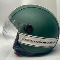 Casco vespisti veloci verde old vespa e modern