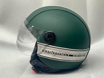 Casco vespisti veloci verde old vespa e modern