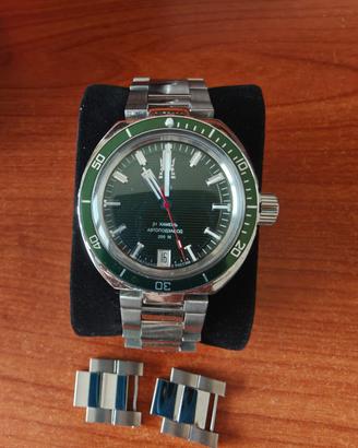 Vostok Neptune 960896 green dial