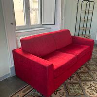 Divano Letto Rosso