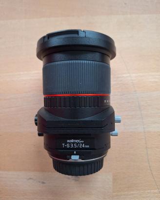 ottica x Canon 24 mm decentrabile