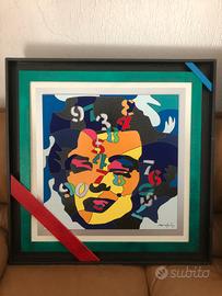 Opera polimaterica Ugo Nespolo Merylin