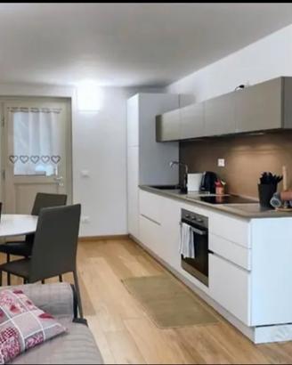 Ponte di legno con terrazzo privato