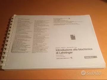 Dispensa univ.Introduzione biochimica di Lehninger