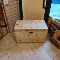 Baule vintage in legno originale