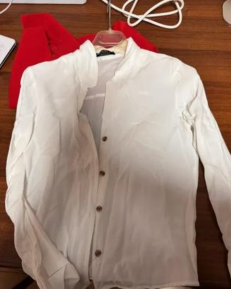 Camicetta BERSHKA Bianca - Taglia XS (38 IT)