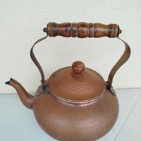 bollitore vintage in rame martellato