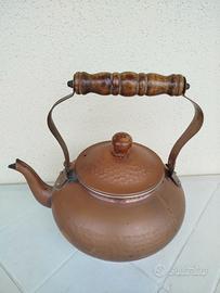 bollitore vintage in rame martellato