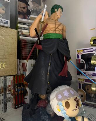 Zoro 70 cm con teste intercambiabili action figure