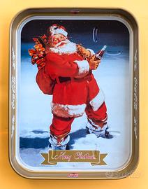 COCA COLA ITALIA VASSOIO NATALE MERRY CHRISTMAS 
