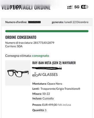 Ray-Ban Meta Smart Glasses – 2ª generazione